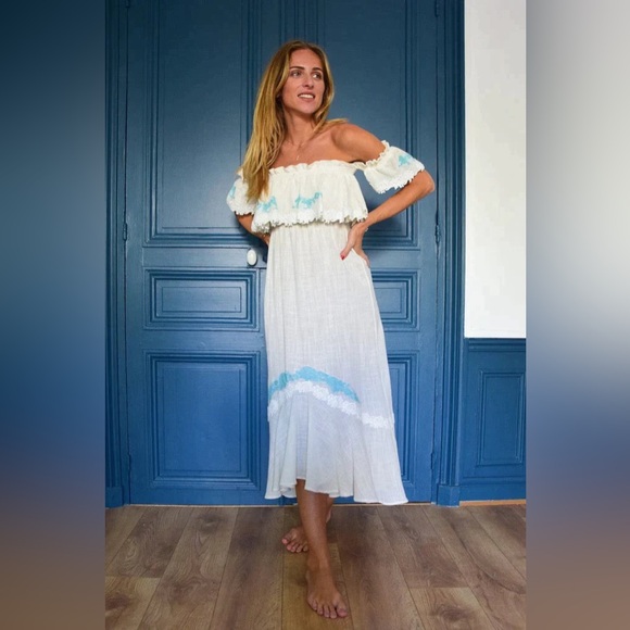 Vanita Rosa – Nureva Linen High-Low Dress - Picture 4 of 13